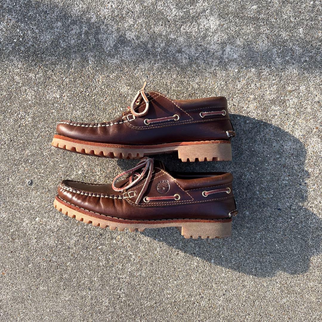 靴 Timberland 3eye 25.5cm dark brown