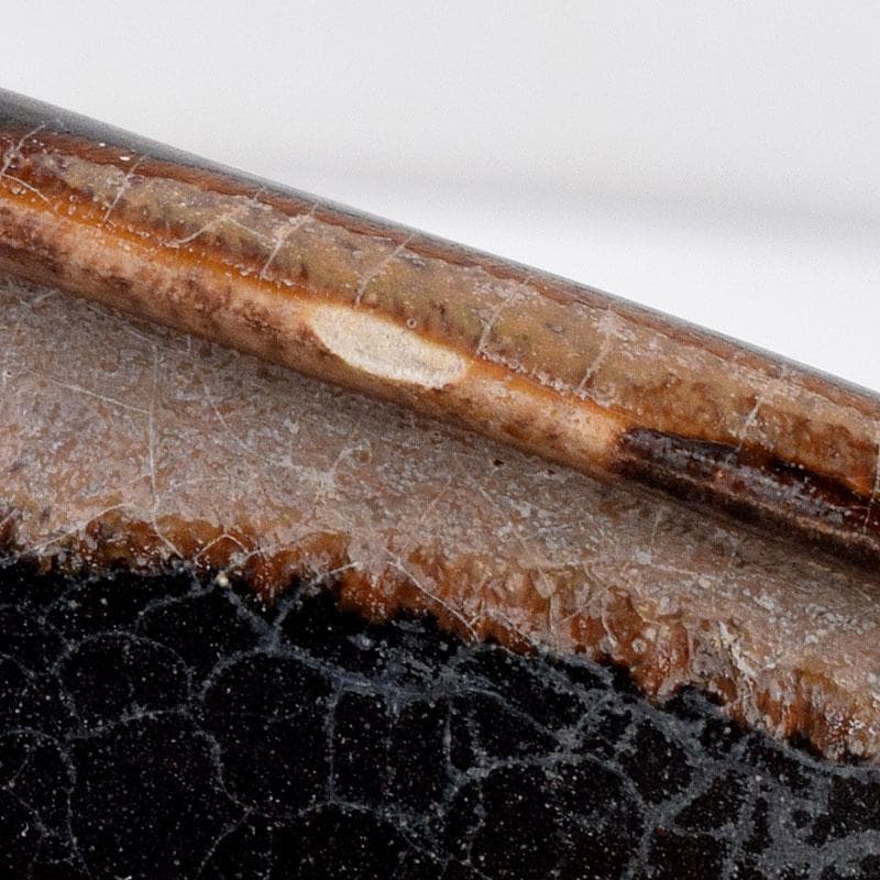 中国　磁州窯黒釉　壺　花入　C　6888