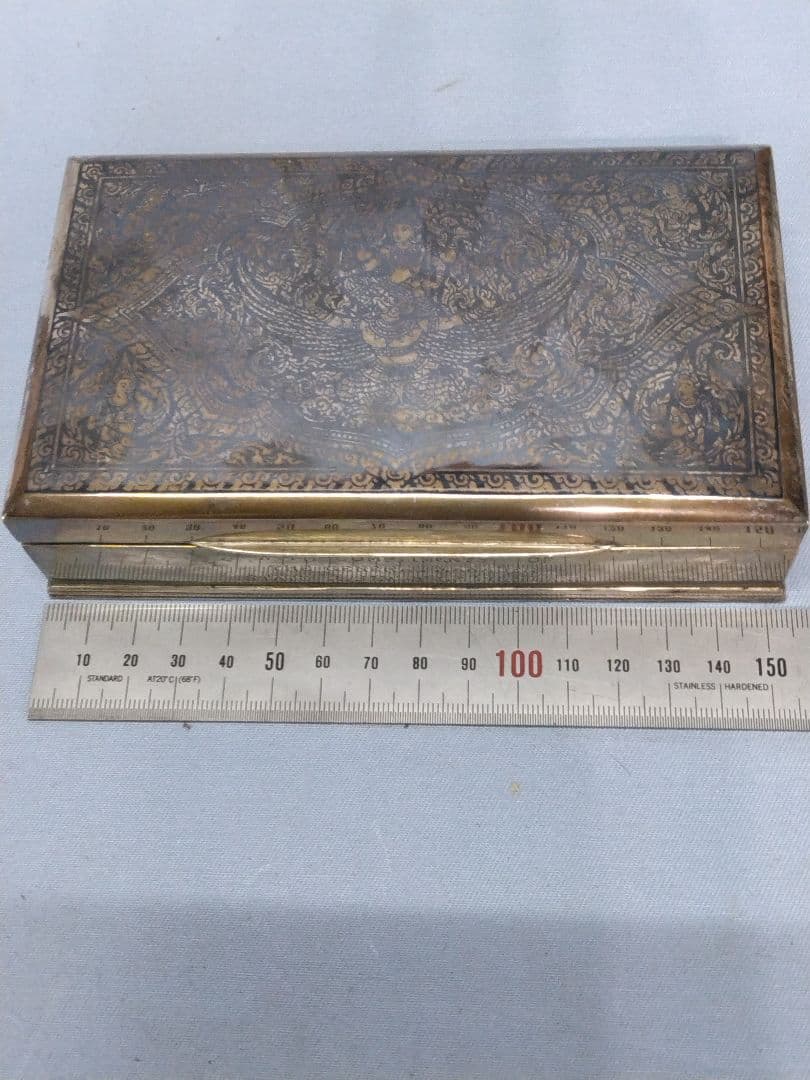 銀製品　タイ国有鉄道　銀製小物入れ　銀製煙草入れ　アンティーク