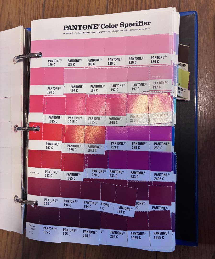 PANTON Color Specifier コート紙 ３冊セット