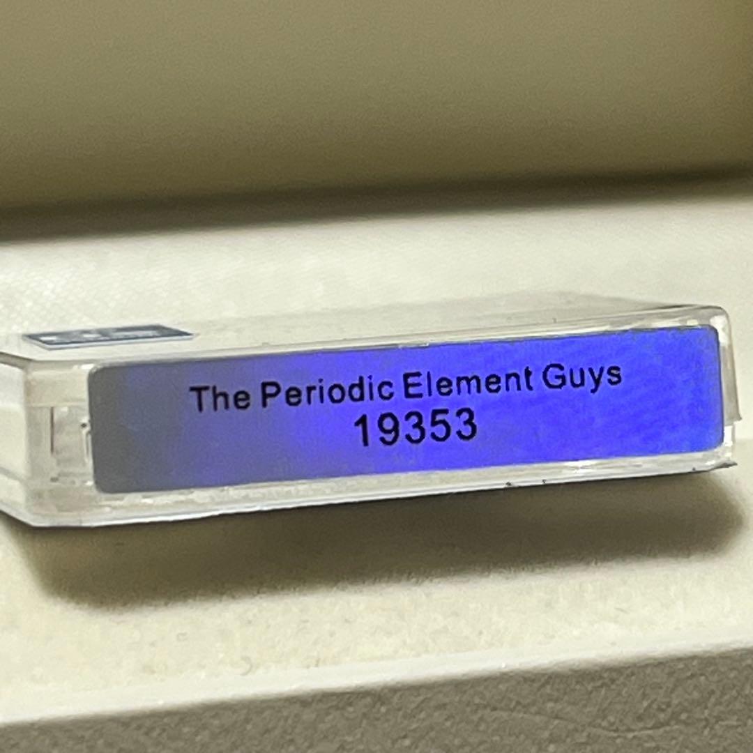 超希少！オスミウム99.9%レアメタル周期要素タイルクリスタル