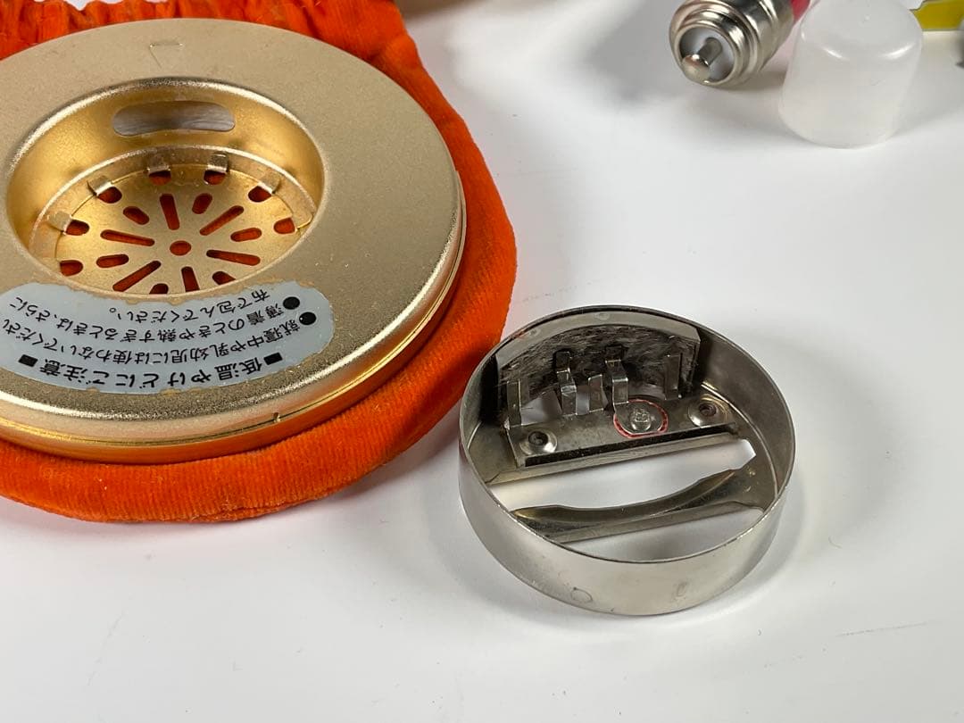 ナショナル　黄金カイロ３点　乾電池点火式　BG-304　昭和レトロ