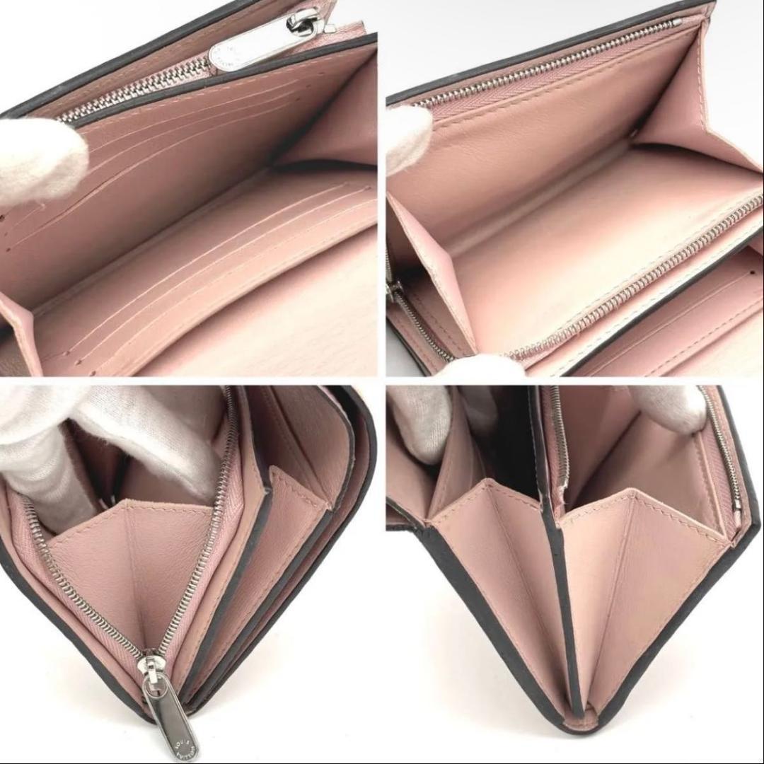 ルイヴィトン マヒナ ポルトフォイユ イリス コンパクト ピンク 二つ折り財布