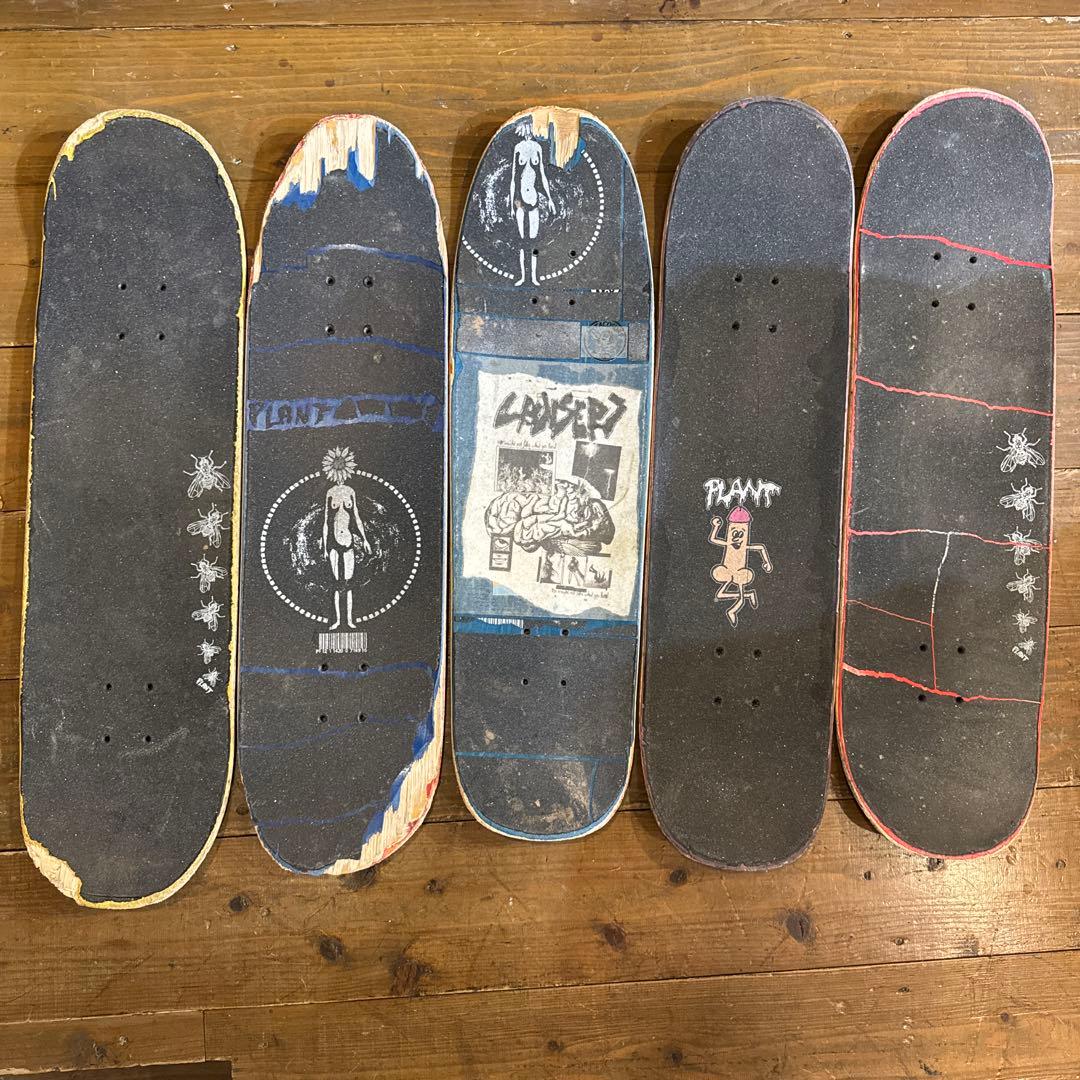 スケボー　廃デッキ　セット　DIY インチ