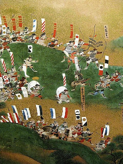 #希少 #レア #NHK #賤ヶ岳合戦図屏風 #複製画 #一隻 #大河鎧兜日本刀