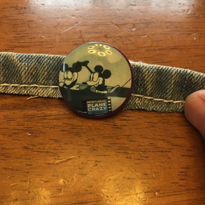 ブレスレット ミッキー&ミニー レア 新品 缶バッジ 付き