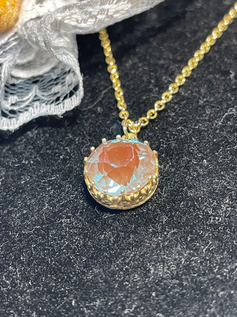 ふう　アンティーク　サフィレット　ネックレス