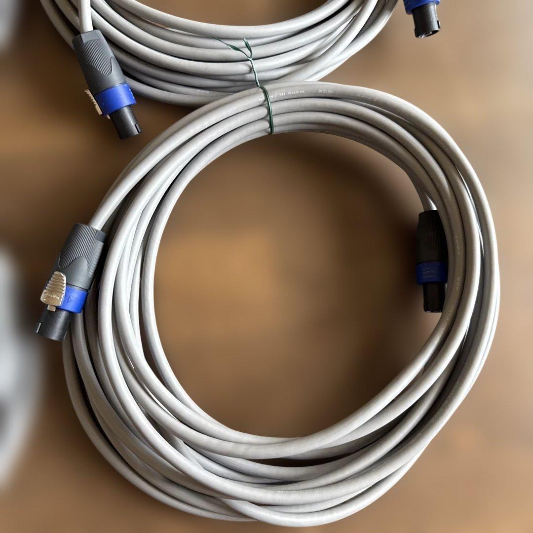 ［新品:最終価格］カナレ　スピーカーケーブル　10m 5本セット②