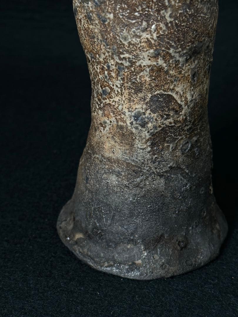 古伊賀　花生　花瓶　伊賀焼