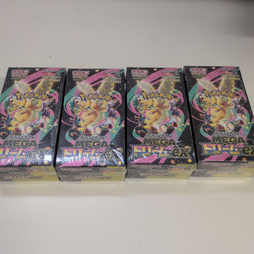 ポケモンカード MEGAドリームEX 4BOX