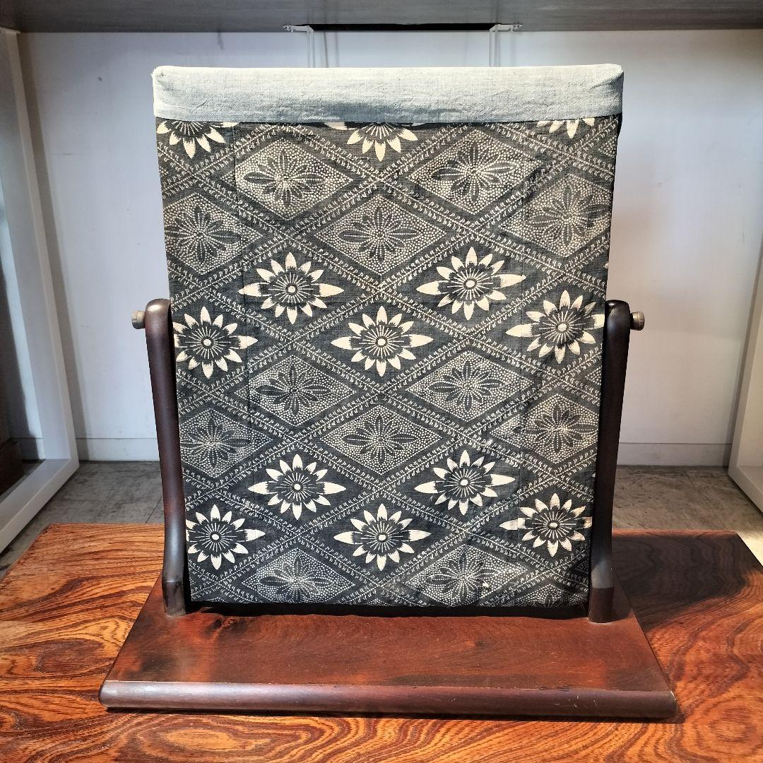 M♦北海道民芸家具　鏡　卓上ミラー