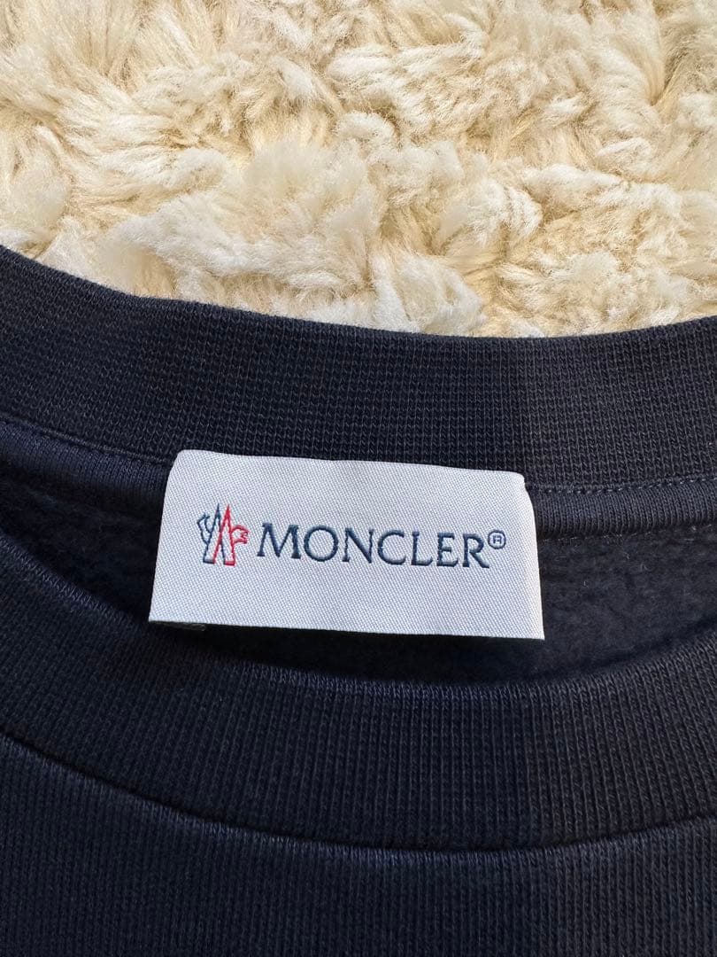 モンクレール キッズ ロゴ トレーナー スウェット 12 150㎝ ネイビー