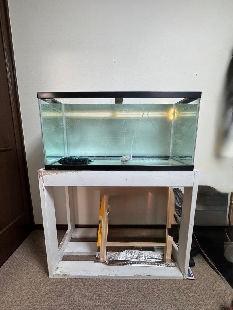 栃木県　引き取り限定　90センチ　ガラス水槽　水槽台