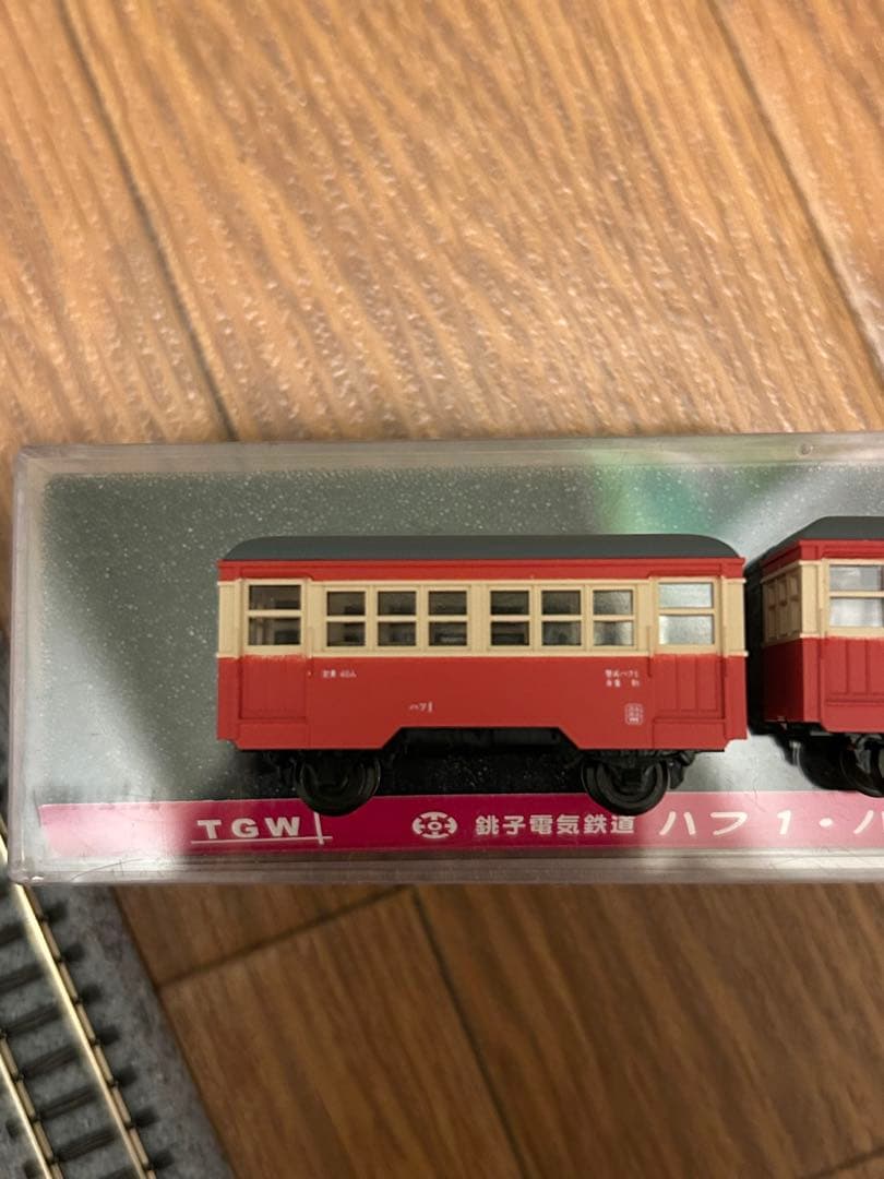 新品同様 銚子電鉄デキ3 トロリーポール2台 & ハフ1・ハフ2 セット【極小】