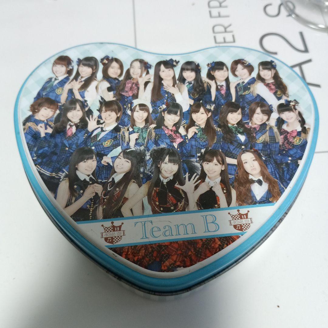 AKB48 Team B ハート型缶 2013年製
