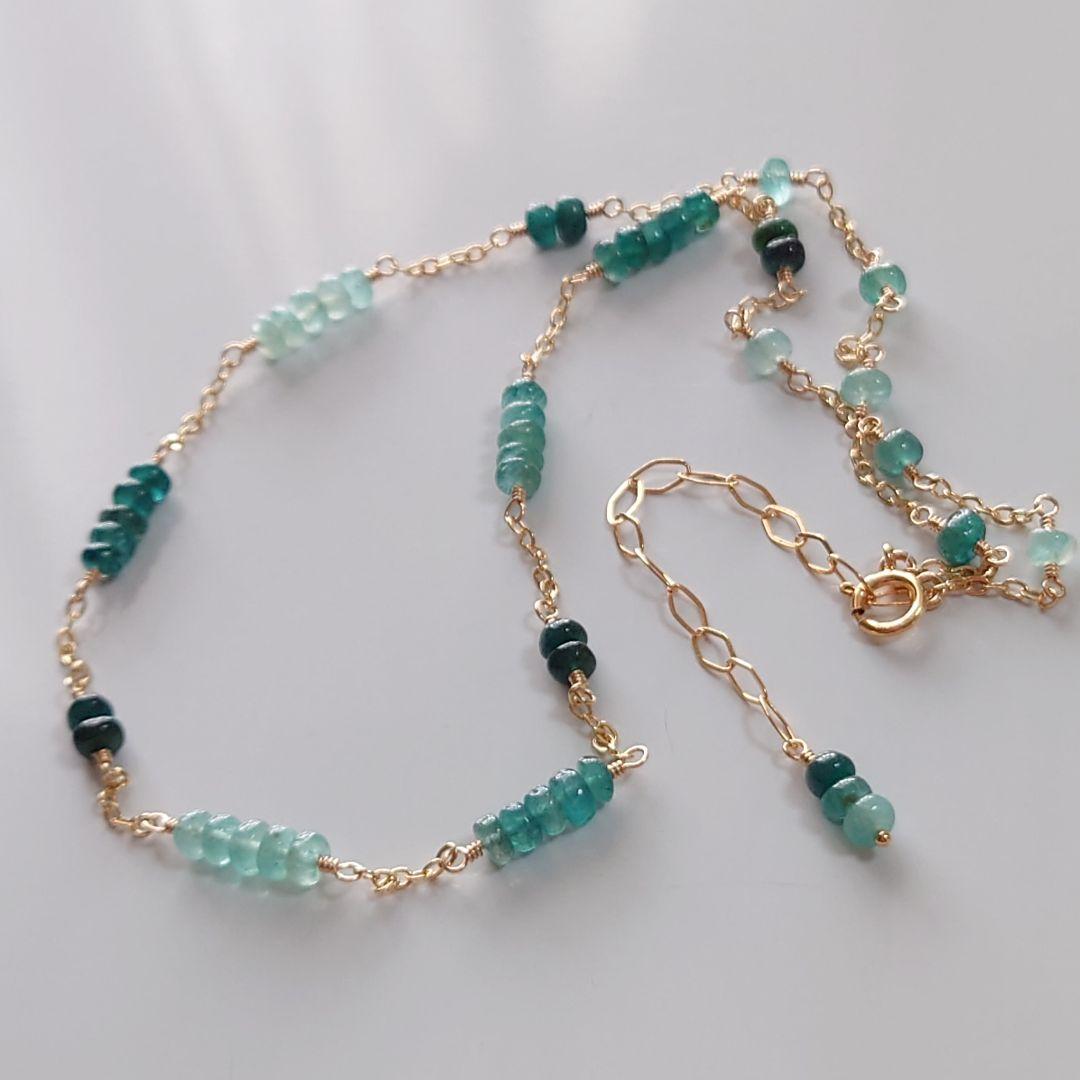 Kayaページ》14Kgf❩ 希少✧*グランディディエライトのネックレス