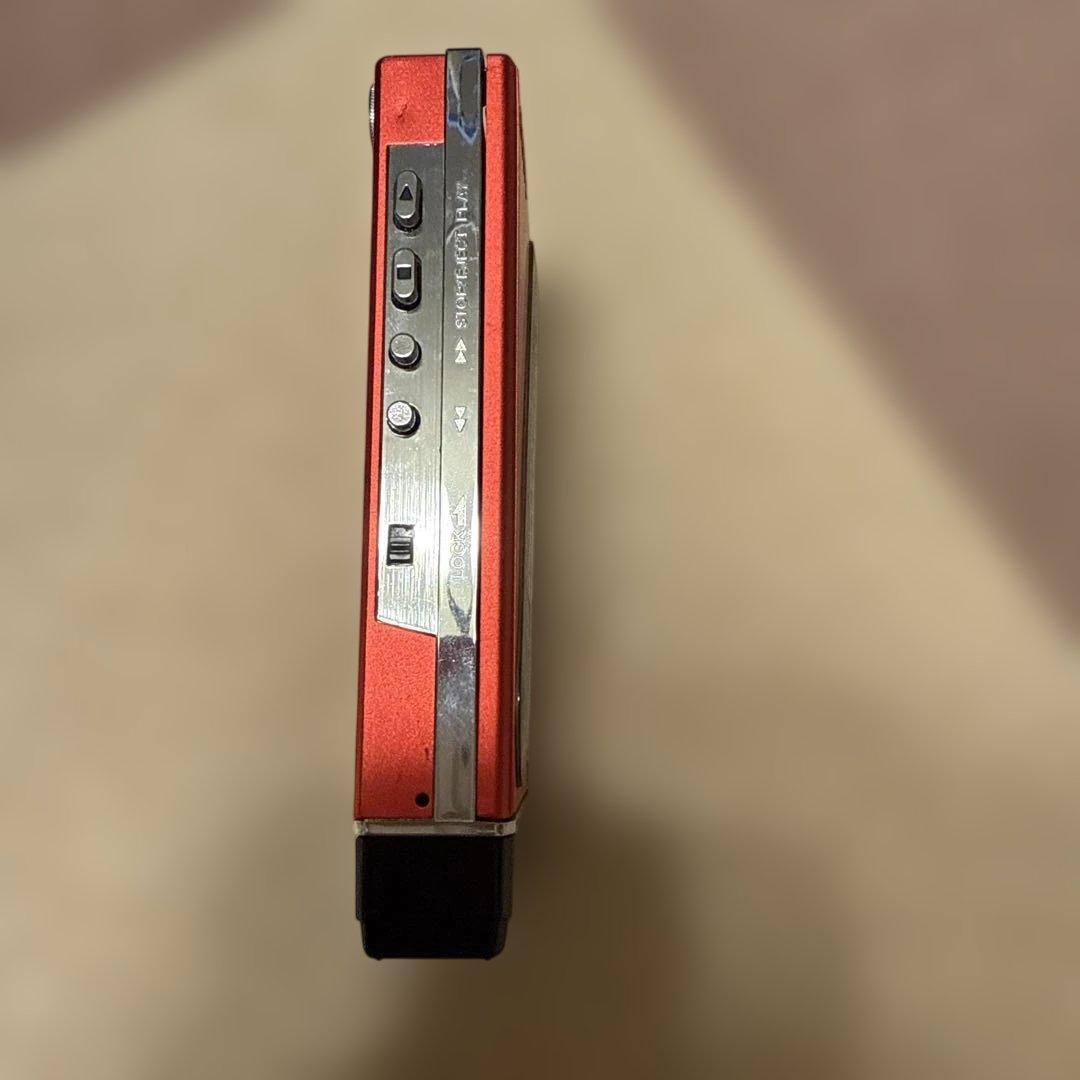 SONY WM-102 カセットプレーヤー レッド