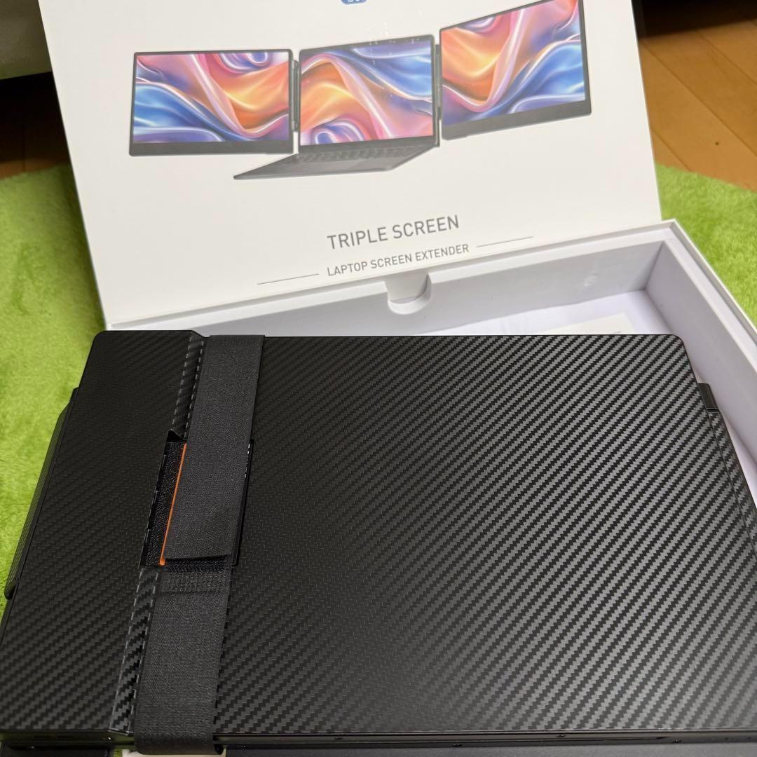 T883 ノートパソコンドッキング型 2画面マルチモニター 14インチ 3画面に