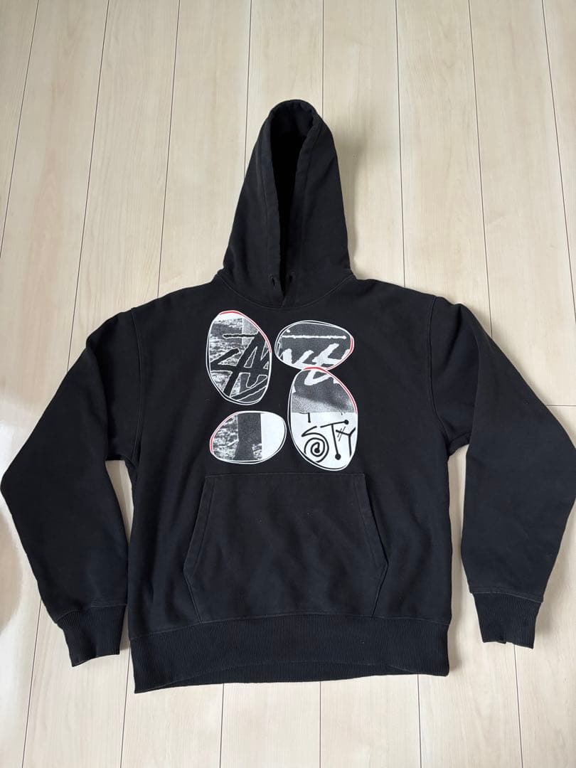 Stussy グラフィックプリント パーカー M
