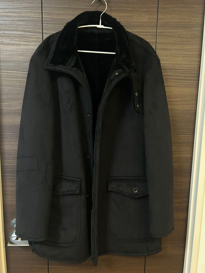 【値下げ】エンポリオアルマーニ ムートン風ボアコート