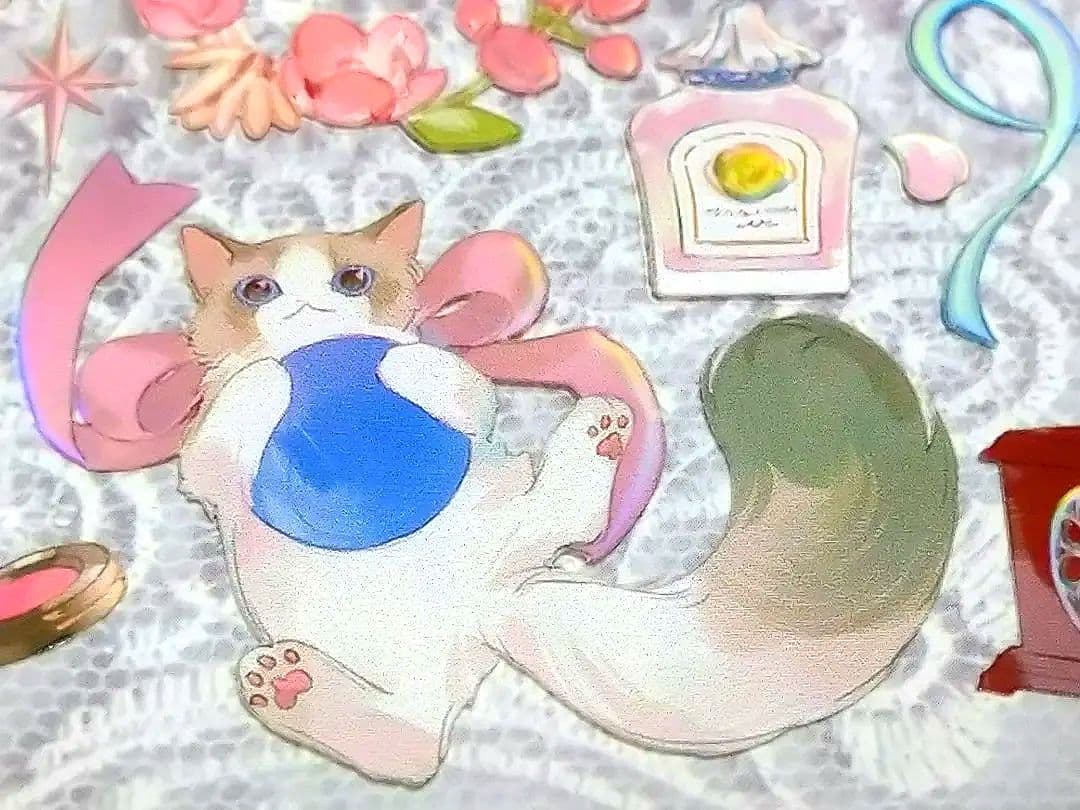 のこり２✩J518＃星月幻想指南(虹光)切り売り海外人物マステ女の子