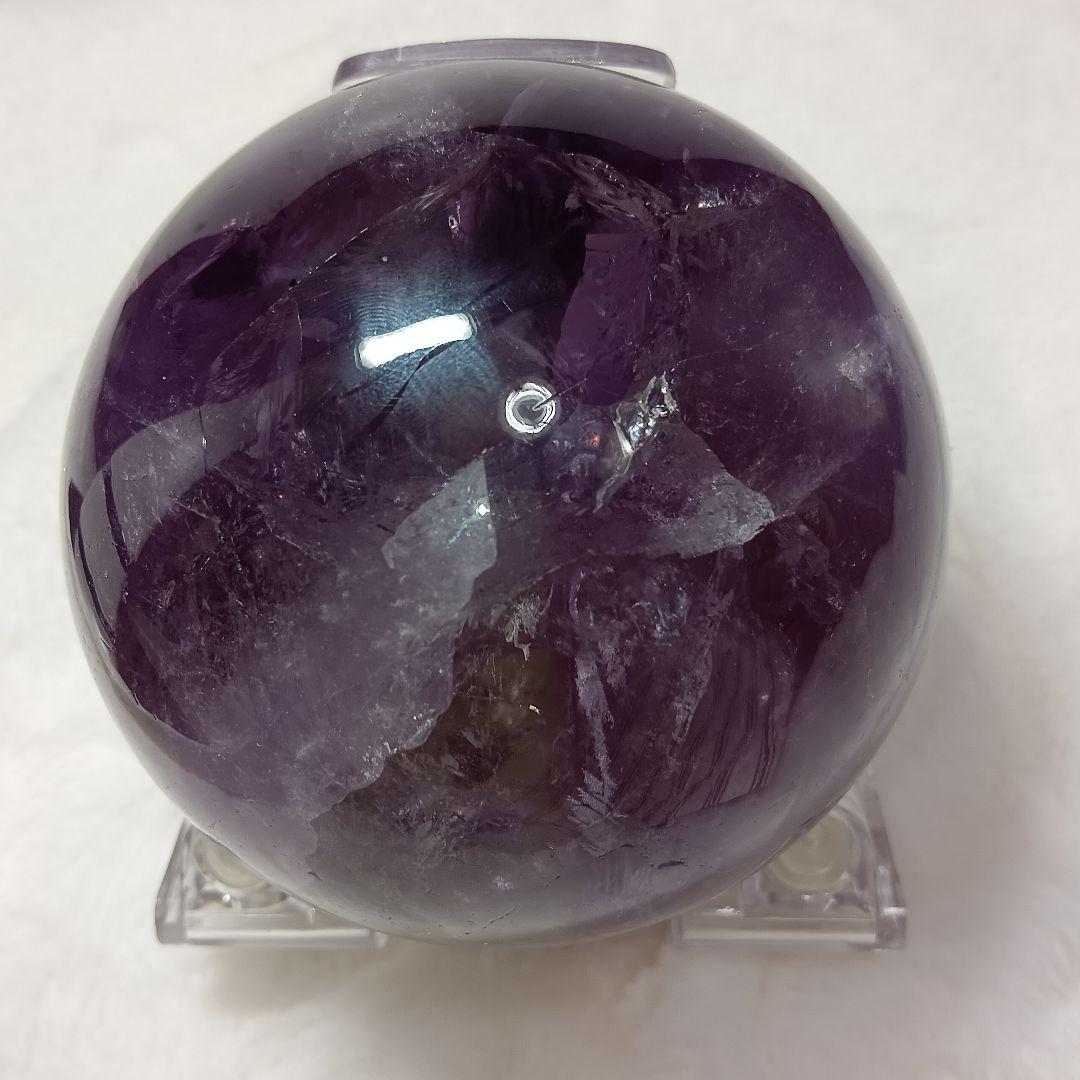 アメジスト 紫水晶 パワーストーン 球形 10.5cm