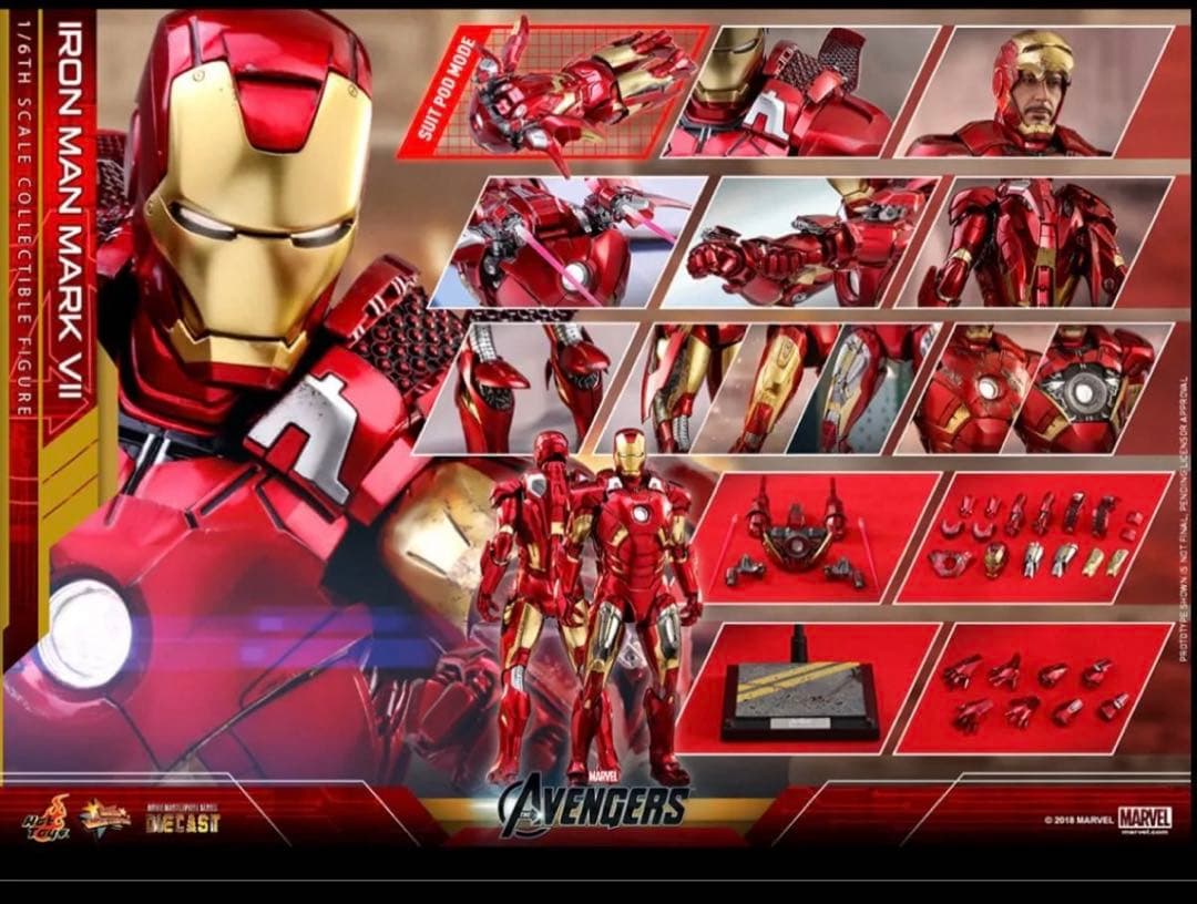 未開封　ホットトイズ　アイアンマン マーク7 通常版