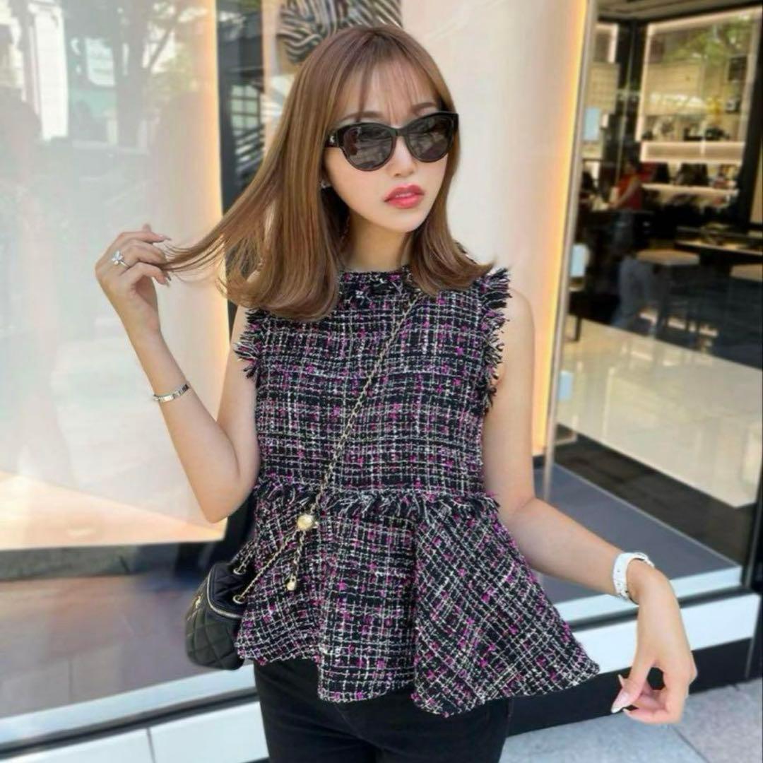 シェリエ　sheller ペプラム　トップス