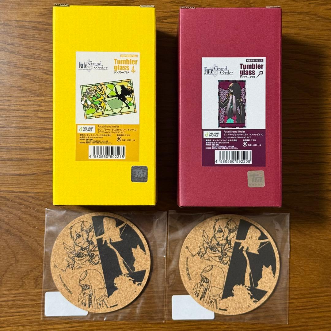 FGO タンブラーグラス イアソン アスクレピオス C98会場限定コースター付き