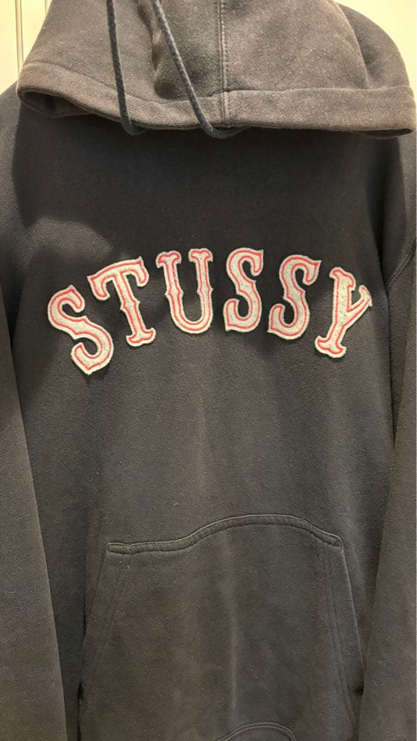 STUSSY ステューシー 90s USA製 フーディ パーカー　状態良