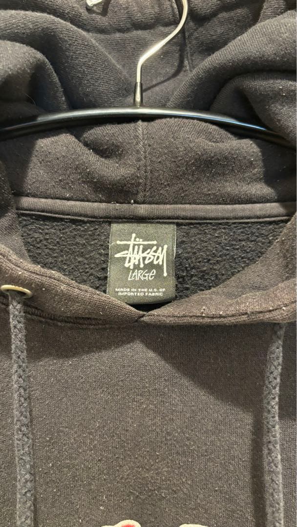 STUSSY ステューシー 90s USA製 フーディ パーカー　状態良