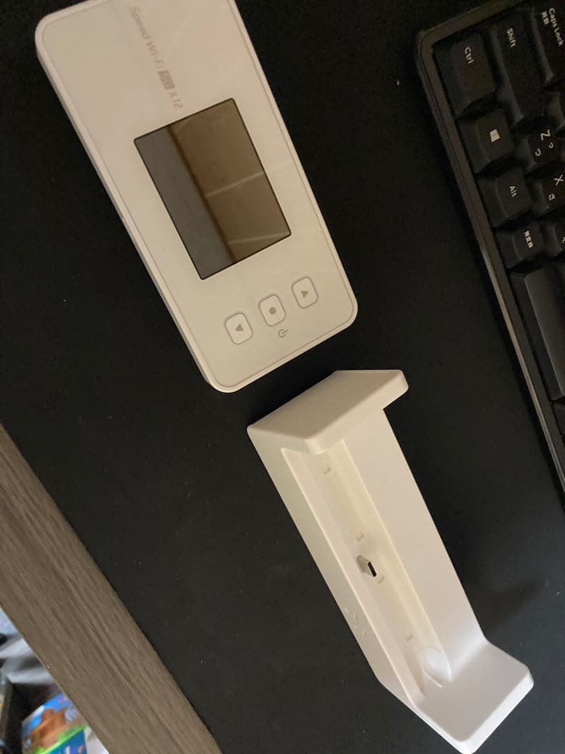 Speed Wi-Fi x12 ホワイト クレードル ドック付き