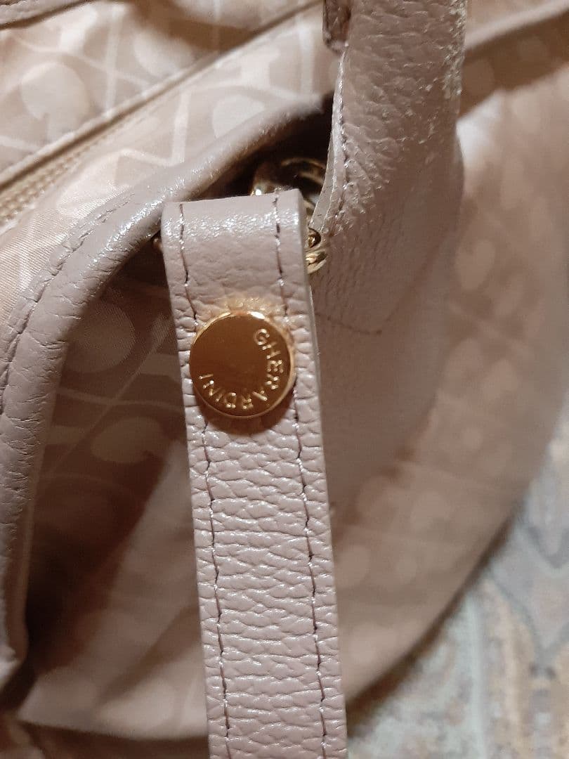 GHERARDINI SOFTY 本革コンビ/2way/斜め掛けショルダーバッグ