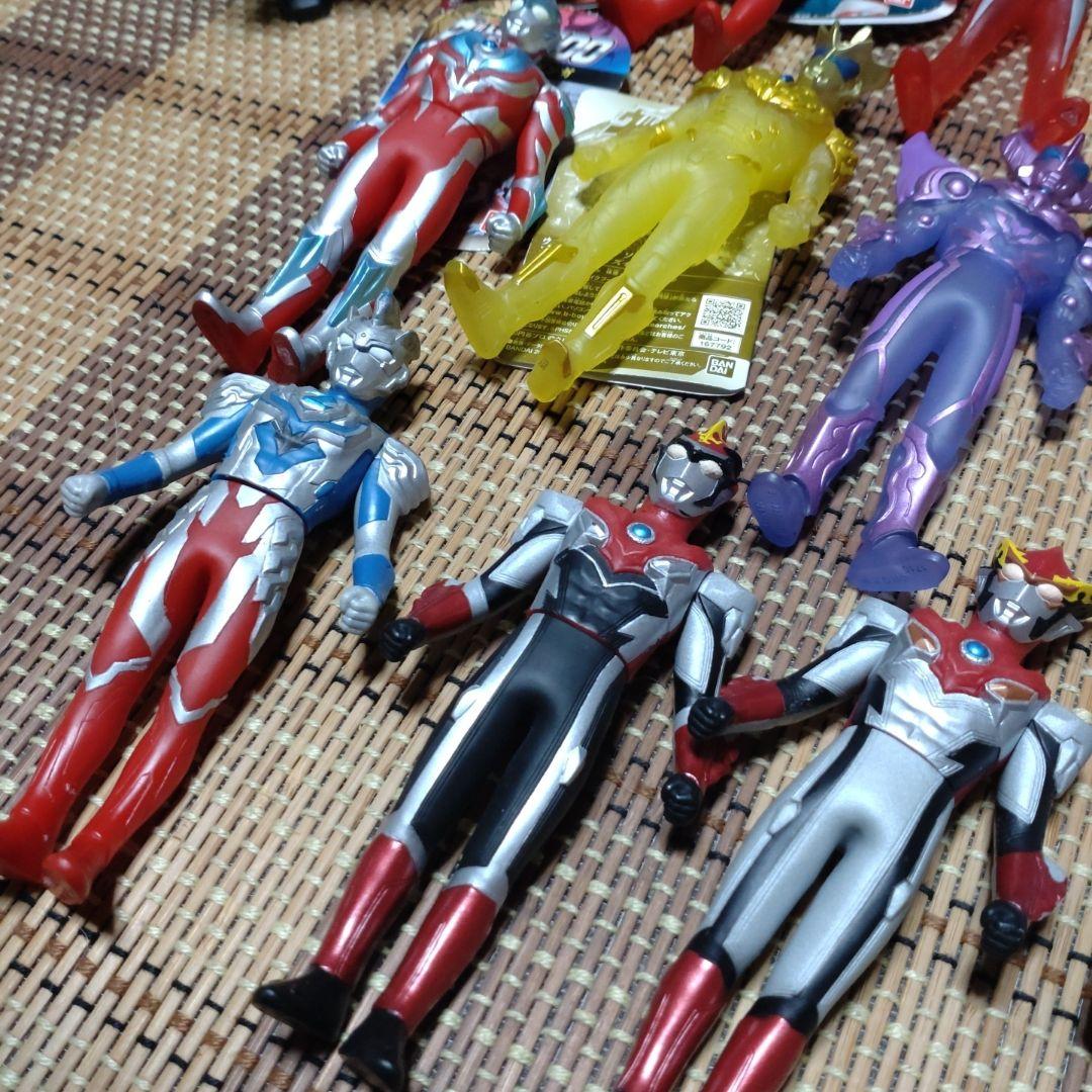 ウルトラマン　ウルトラ怪獣　仮面ライダー　ソフビ大量セット