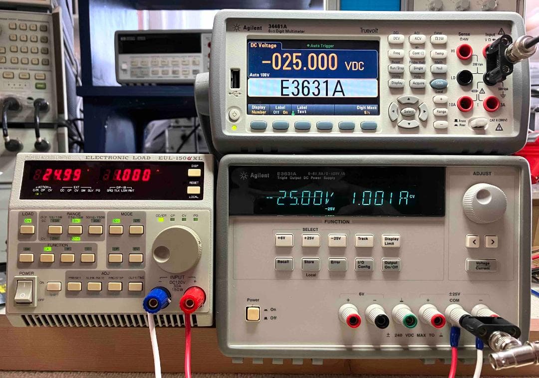 Agilent E3631 +/-25V/1A 6V/5A 正常動作品