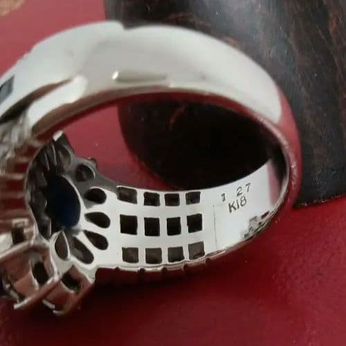 最終値下げ‼️6.40ctダイヤサファイアK18G　大幅値下げ‼️