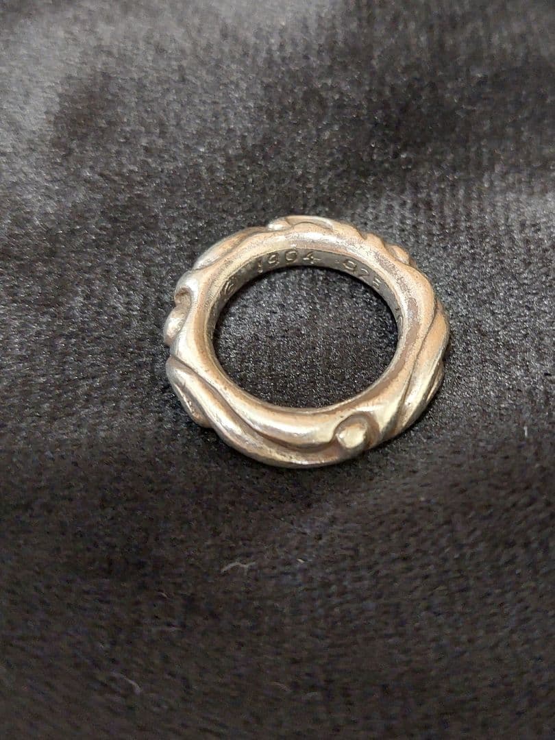 ⬛専用⬛再値下げ☆クロムハーツ☆スクロールバンドリング約10号内径約1.6