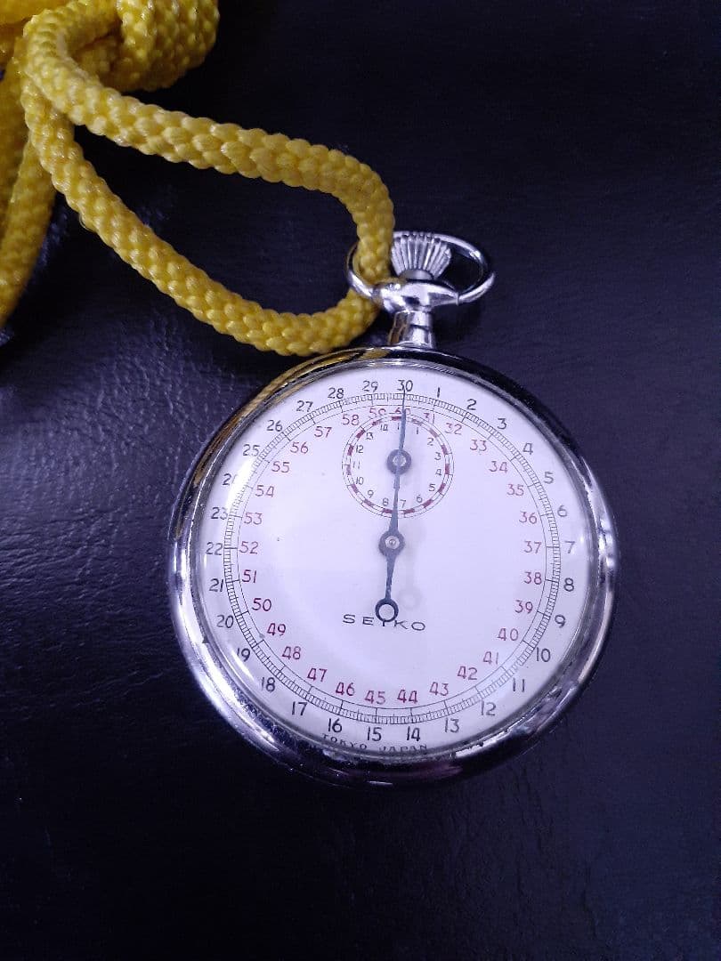 SEIKO 国鉄時代使用 昭和35年製鉄道ストップウォッチ 動作確認済 貴重