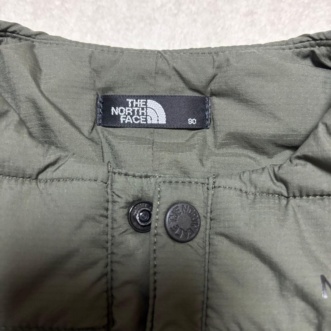 ノースフェイス ダウン 90 カーキ マイクロゼファーカーディガン