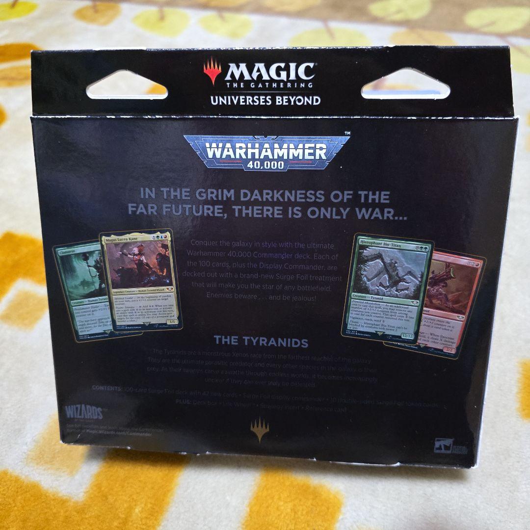 mtg 統率者デッキ ウォーハンマー40,000 40k 未開封