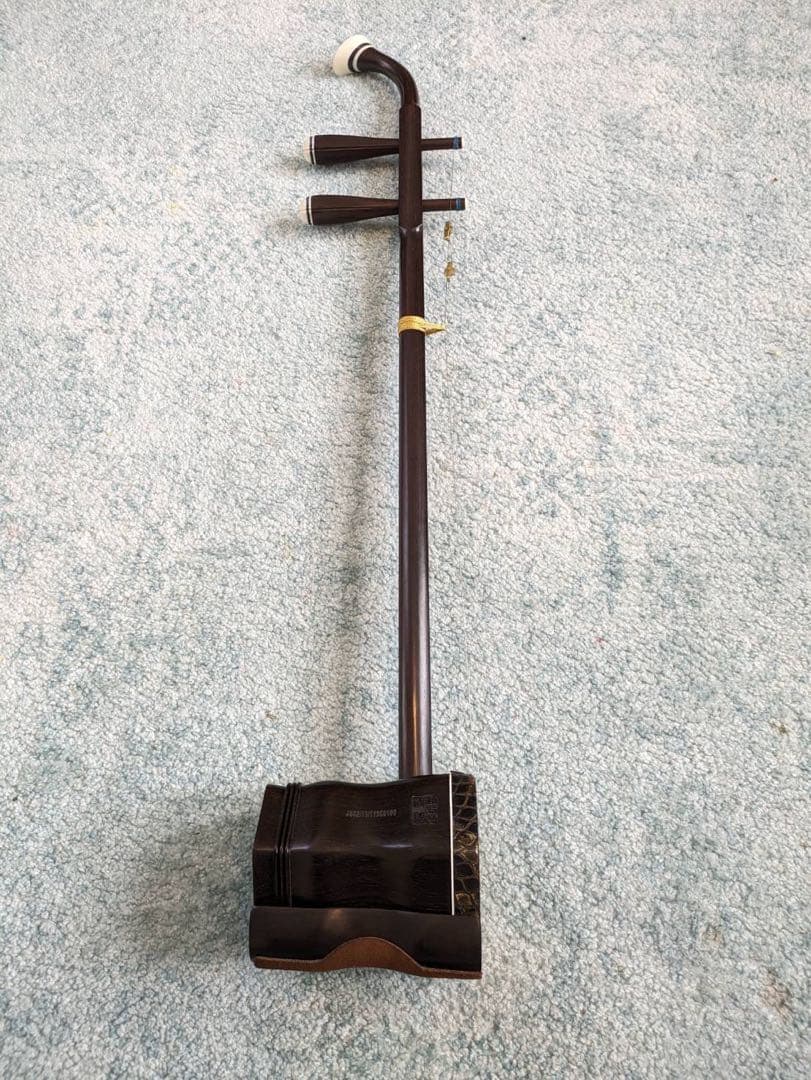 中古二胡　高級明晴老紅木　最上級大鱗10マス　蘇州科韻楽器