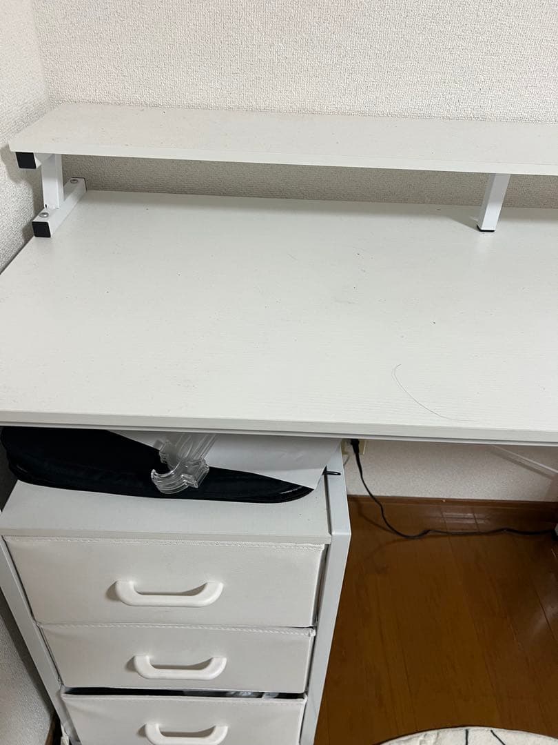 パソコンデスク、本棚2セット