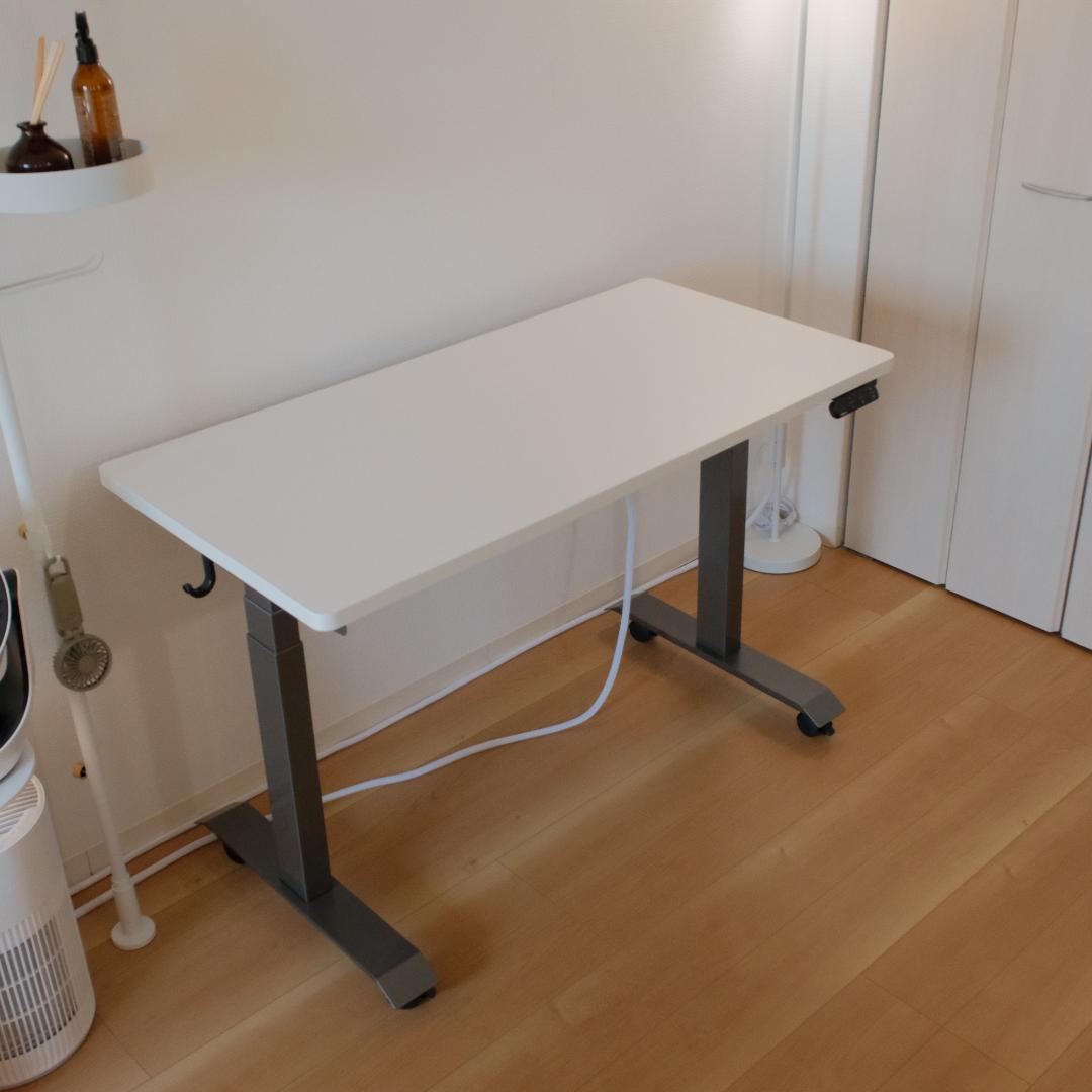 電動昇降デスク　天板/脚セット　Vernal PD3　ホワイト