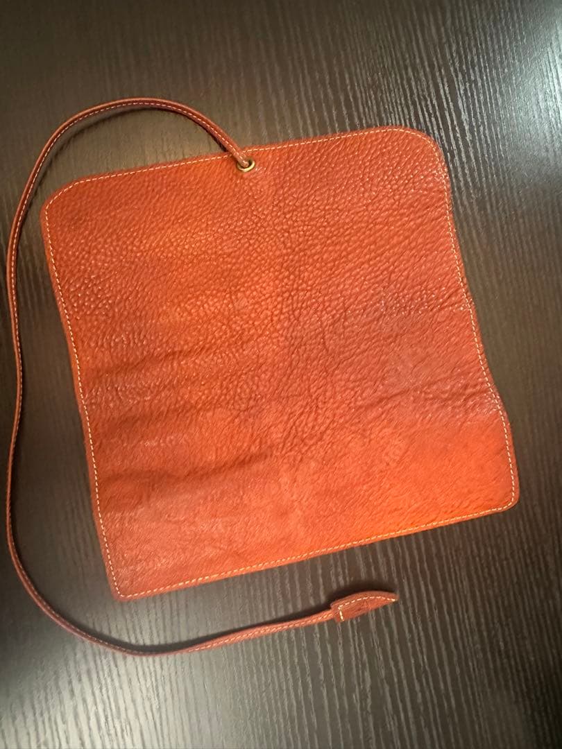 土屋鞄　ロールペンケース　限定色オレンジ