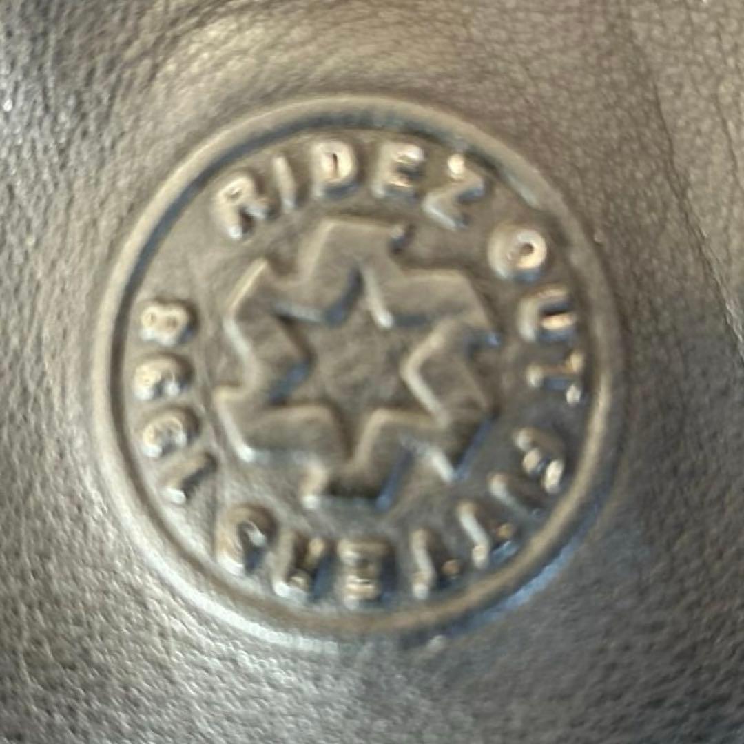 RIDEZ シングル ライダース レザージャケット シープスキン ブラック L