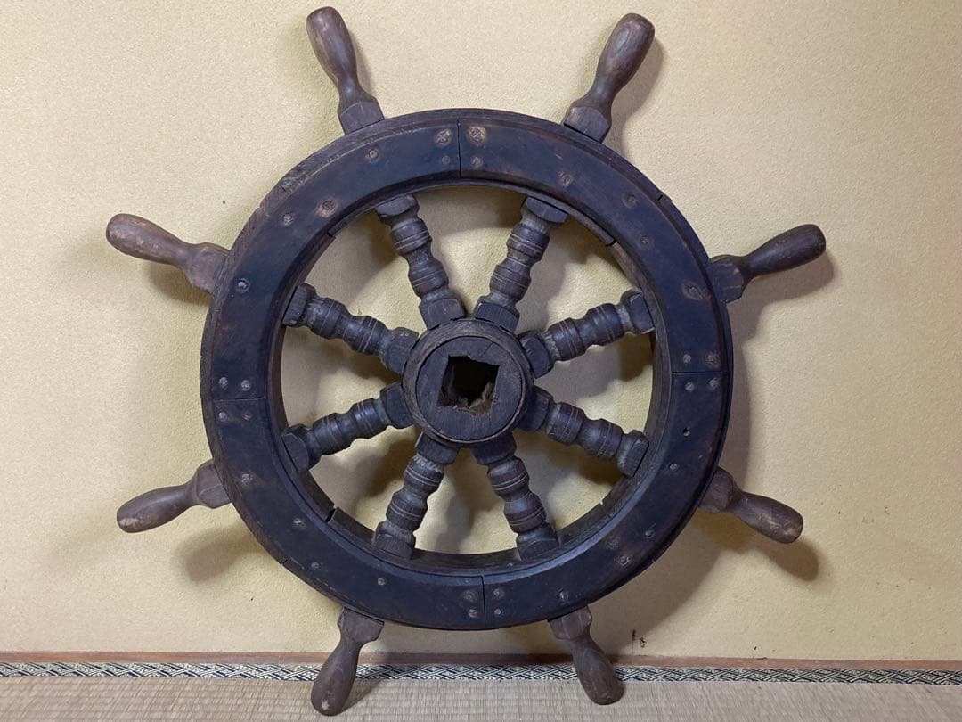舵輪 ラット 船 船舶 No.4