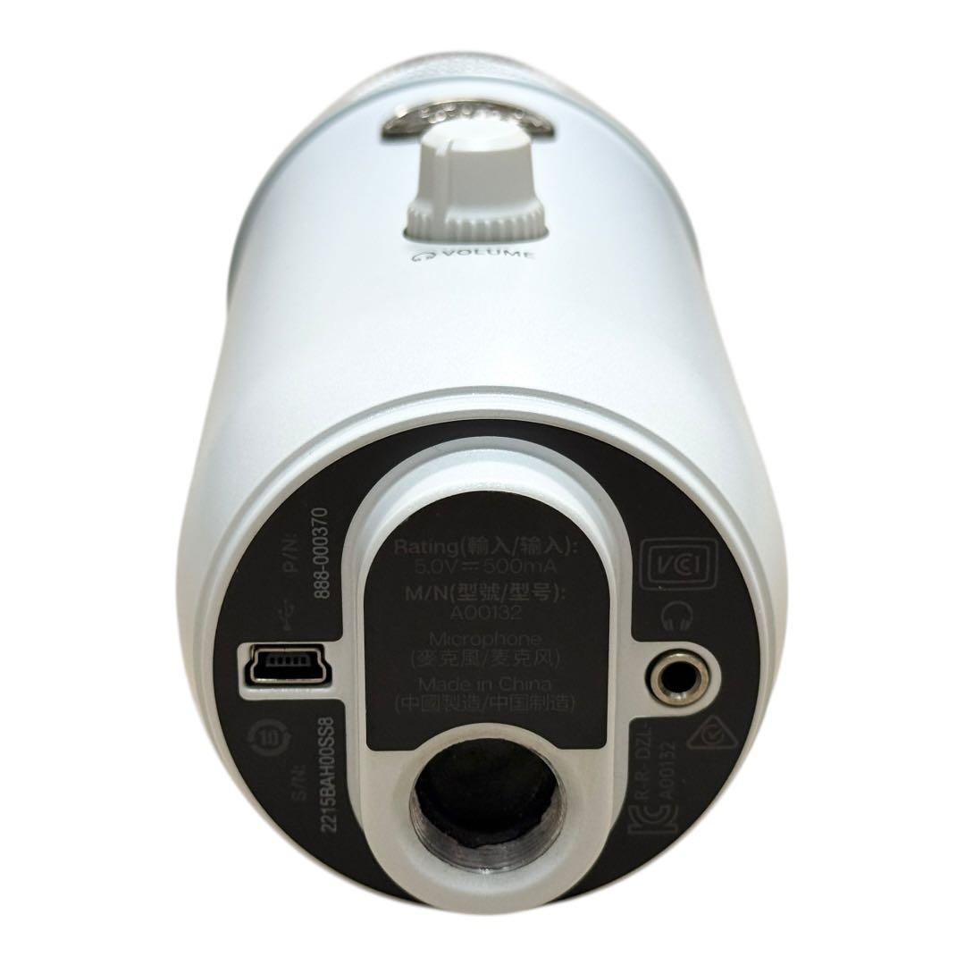 【完動・おまけ付】Blue Yeti USBコンデンサーマイク Whiteout