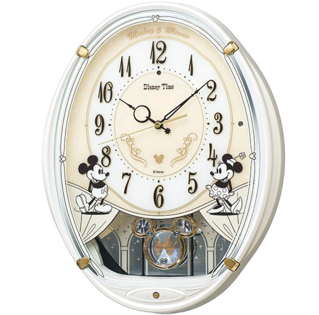Disney ミッキー ミニー 掛時計　セイコー