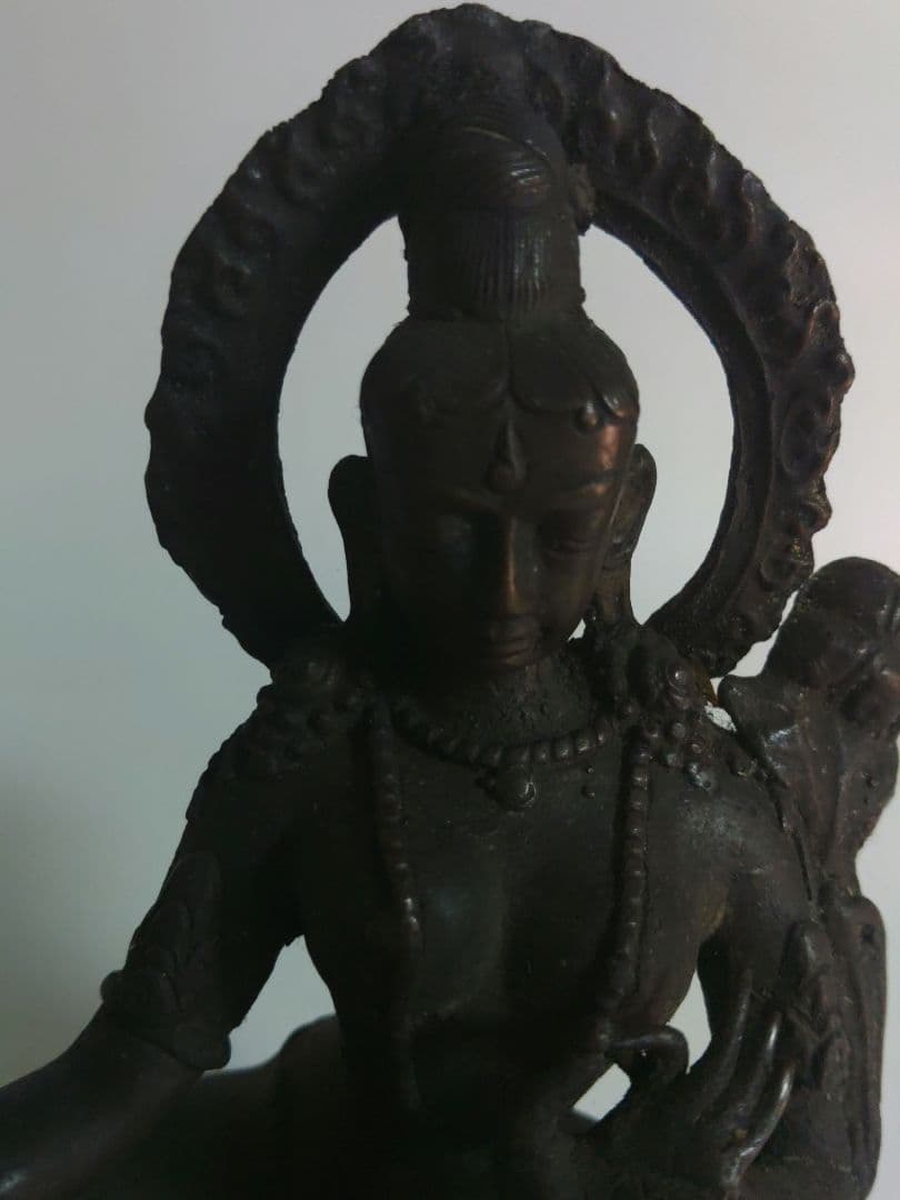 チベット　仏像　古銅　銅製　エ10