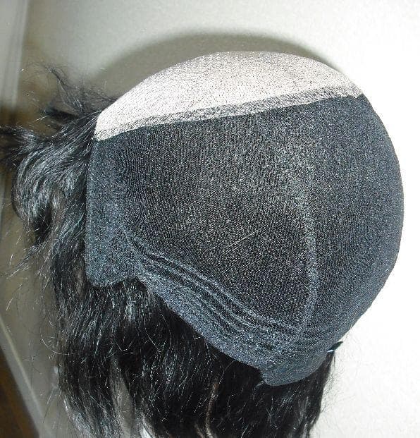 処分価格　新品　人毛　総手植えシルクタイプ、　普通色 　MーLサイズ